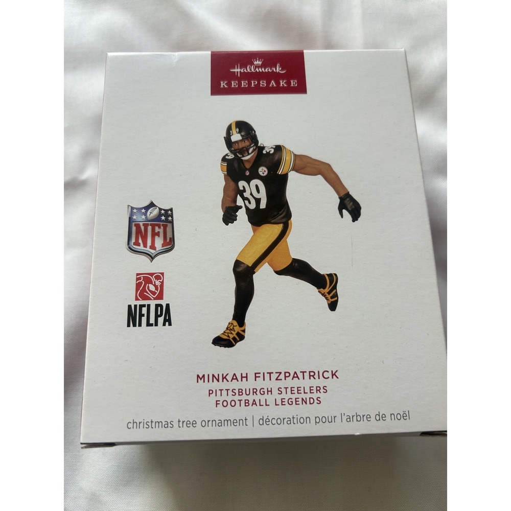 2024 Hallmark Keepsake Ornament Minkah Fitzpatrick Steelers Football Legends New
